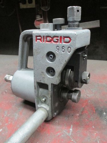 Ridgid 960 groover 1 1/4 - 6&#034; capacity   good cond for sale