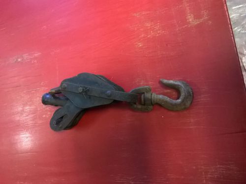 Antique Come A Long Winch Vintage Heavy Duty Country Barn Hardware