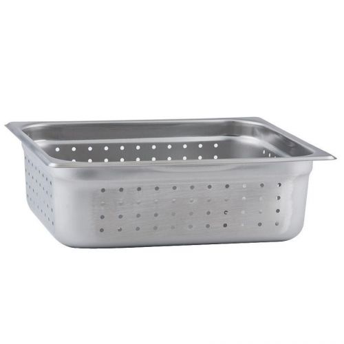 Half Size Perforated Steam Table  Pan - 4&#034; Deep