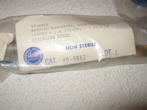 Sklar Instruments # 40-8862 - Mathieu Raspatory Str 6 1/4&#034;