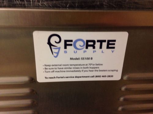 Yogurt Machine - Forte Supply SS100