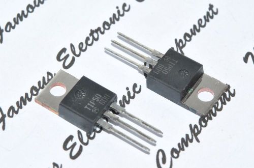 2pcs - MOTOROLA TIP50 NPN Transistor - TO-220 1A 250-400V 40W Genuine