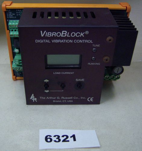 (6321) Arthur Russell Vibroblock Digital Vibration Control VBC200-C 120V 7A