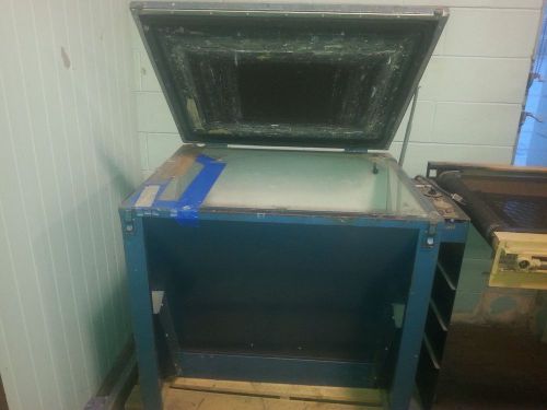Screen printing vacu-lite md371 screen exposing unit halogen in use works great! for sale