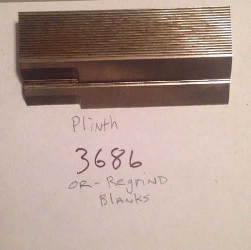 Lot 3686 Plinth  Moulding Weinig / WKW Corrugated Knives Shaper Moulder