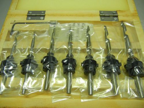 Woodtek countersink set with tapered pilot bits, new in box for sale