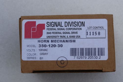 SIGNAL DIVISION HORN MECHANISM, 350-120-30, 120VAC, GRAY