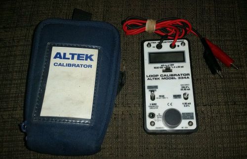 Altek 334A Process Loop Calibrator With Carrying Case