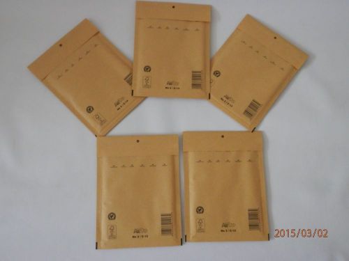 100 x 7&#034;x9&#034; Kraft Bubble Envelopes Padded Mailers Shipping Self-Seal 170x225mm
