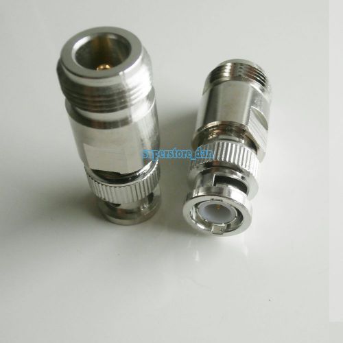 10Pcs N female jack to BNC male plug RF coaxial adapter connector