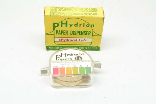 NEW HYDRION PHYDRACID 1-6 PAPER DISPENSER TEST EQUIPMENT D412853