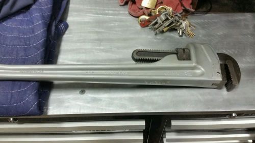 Rigid 24&#034; aluminum pipe wrench for sale