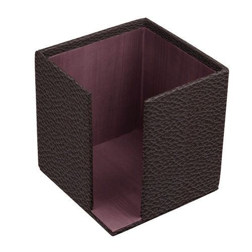 LUCRIN - Paper holder - Granulated Cow Leather - Burgundy