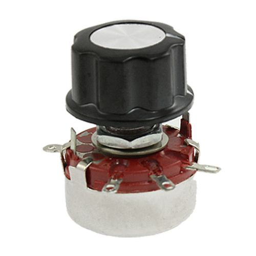 Replacement 6mm shaft dia 470k ohm 2w pots potentiometer w knob for sale