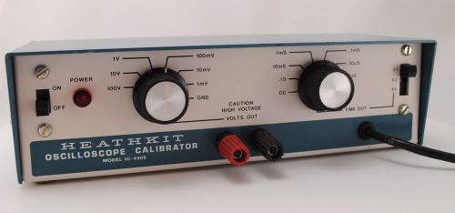Heathkit Oscilloscope Calibrator IG-4505 120/240 VAC 50/60 HZ 12 WATTS Bench