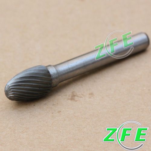 New 1Pc Elliptic Cylinder Carbide Bur Rotary File 6mm Shank