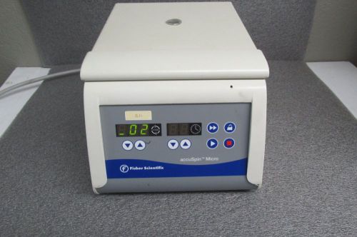 FISHER SCIENTIFIC AccuSpin Micro Centrifuge with Rotor WORKING