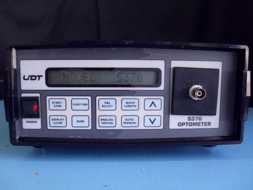 Udt instruments s370 - single channel optometer for sale