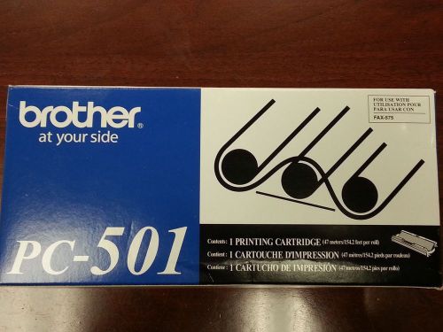 BROTHER PC-501 printer roll FAX-575 NEW IN BOX 2nd one available