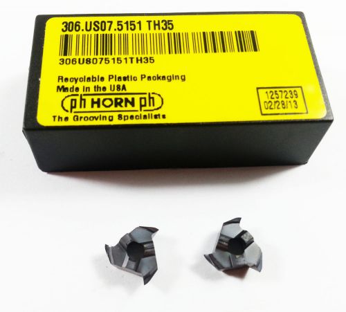 PH Horn 306.US07.5151 TH35 Carbide Grooving Milling Inserts (Qty of 2)  (M211)