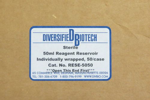 Case 50mL Individually Wrapped Reagent Reservoirs Diversified Biotech  Rese-5050