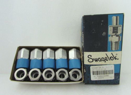 BOX OF 10 SWAGELOK SS-1010-2-12 MALE ELBOW, 5/8 IN. TUBE OD  X 3/4 IN. MALE NPT