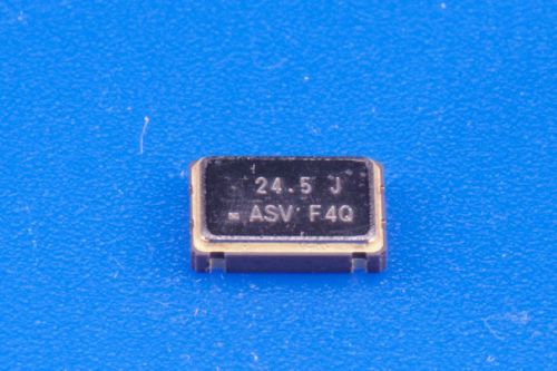 20-pcs smd crystal oscillator 24.576mhz 3.3v 15pf 4-pin smd  asv-24.576mhz-ej-t for sale