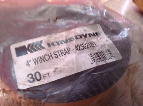 Kinedyne 4&#034; winch strap with flat hook for sale