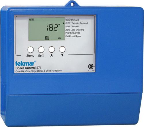 Tekmar 274 - 4 stage boiler control for sale