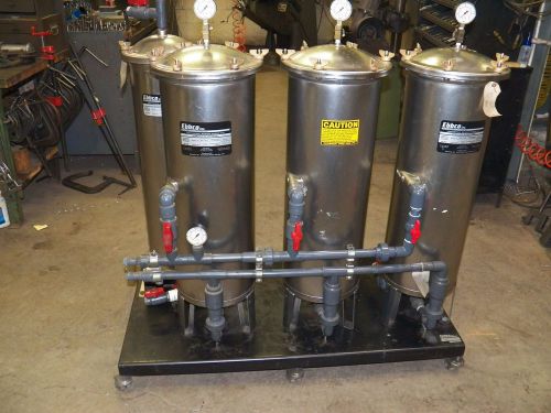 ebbco EDM filtration system with deionizing tank