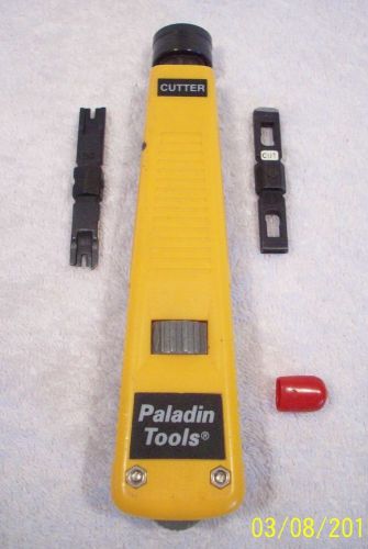Paladin Tools Punch-Down Impact Tool w/ 66 &amp; 110 Block Cutter / Blades Telephone