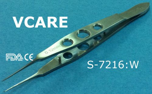 Speedway Suture Tying &amp; Corneal Forceps Straight Wide Handle 0.12 mm, FDA &amp; CE
