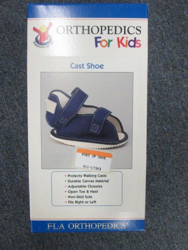 Fla orthopedics cast shoe for kids xs/ped ref. 43-101204 for sale