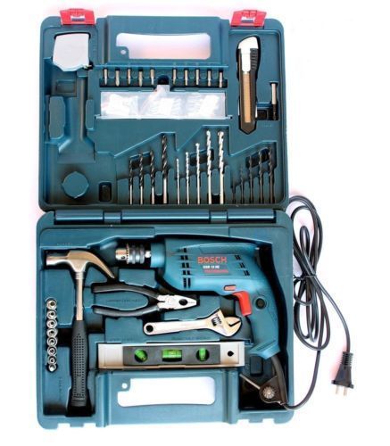 Bosch GSB 10 RE Impact Drill with Smart Accessories Tool Kit - 10 mm - 500 Watts
