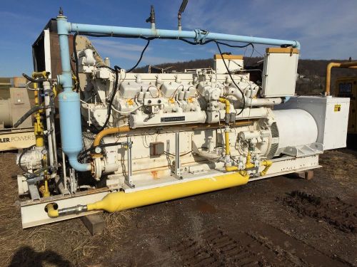 650 kW Caterpillar G399, Natural Gas, Used for standby application, Nice cond...