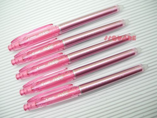 10x Pilot FriXion 0.4mm Extra Fine Erasable Needle Tip Rollerball Pen, Baby Pink