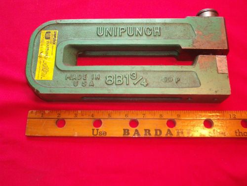 UNIPUNCH 8B  1 3/4 GREAT CONDITION PUNCHES 5/16 HOLE