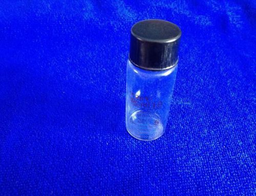 Graduated glass reagent media bottle w screw cap 10ml for sale