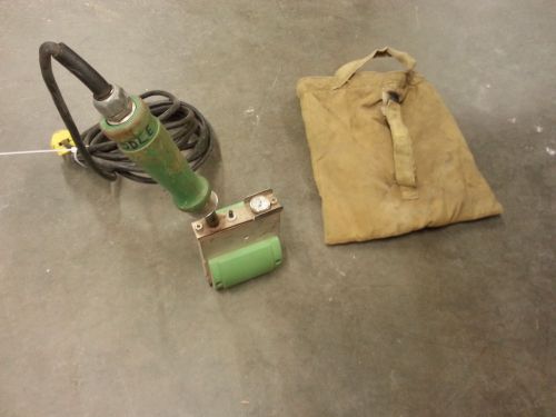 Mcelroy pipe fusion  plastic welder heating iron w/ 4&#034; ips saddle tool &amp; bag for sale