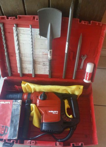 HILTI TE 60 HAMMER DRILL , PREOWNED, IN GREAT CONDITION, FAST SHIPPING