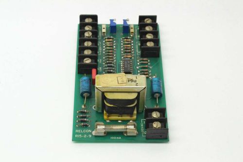 RELCON R15-2-9 SIEMENS POWER 110V-AC 100MA PCB CIRCUIT BOARD B421116