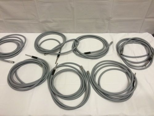 Lot of 7 Karl Storz Surgical 495NE Fiber Optic Light Cable 495 NE