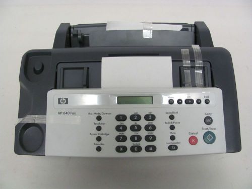 Hp 640 inkjet fax machine for sale