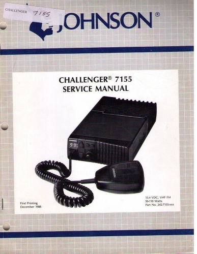 Johnson Service Manual CHALLENGER 7155