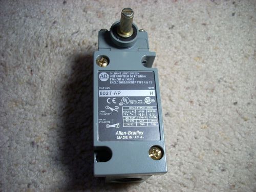Allen-Bradley 802T-AP Oil Tight Micro Type Limit Switch 600VAC 720VA-Never Used