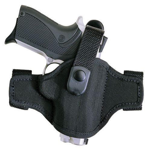 Bianchi 17864 AccuMold Black High Ride Adjust-A-Strap RH Holster For Glock 20 21