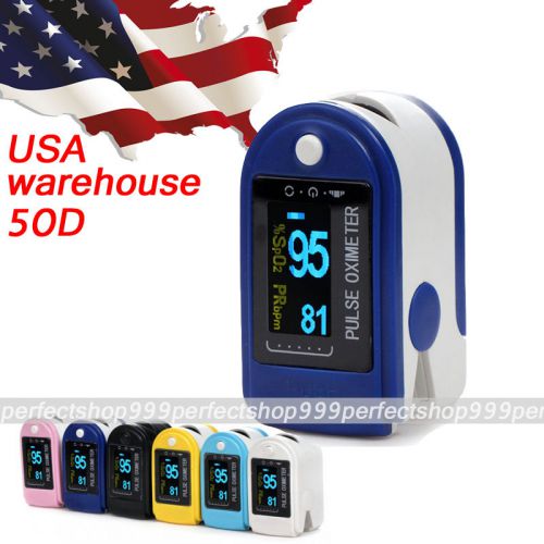 BID BLUE-Color OLED Fingertip Pulse/Blood Oximeter - Spo2 Monitor Finger CONTEC