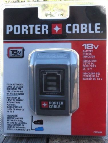 PORTER CABLE 18V BATTERY STATUS INDICATOR **NEW**