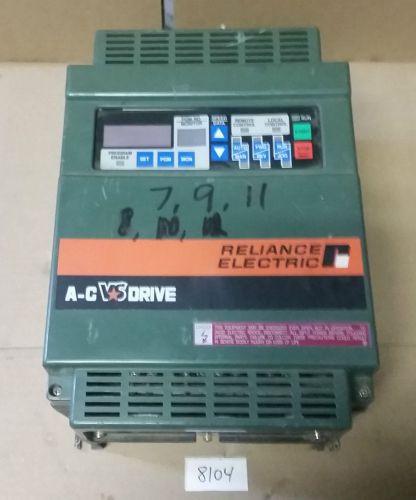 RELIANCE ELECTRIC GP-2000 A-C VS DRIVE 2GU21005 (8104)