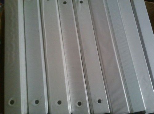 (Lot of 9) 1inch 3 ring binders white avery and more